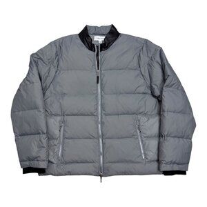 CALVIN KLEIN Goose Down Fill Winter Bomber Puffer Parka Coat Jacket Mens XL